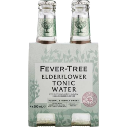 Photo of 	Fever Tree Elderflower 4PK 200ml