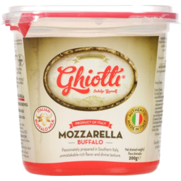 Photo of Ghiotti Semi Soft Cheese Buffalo Mozzarella 200g