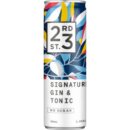 Photo of 23rd Street Gin & Tonic 5% 300ml Can
