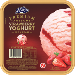 Photo of Much Moore Ice Cream Wonders Strawberry Yoghurt 2L