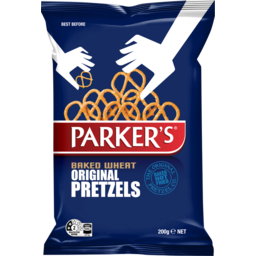 Photo of Parker's Baked Wheat Original Pretzels 200g