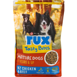 Photo of Purina Tux Bites Pet Food Tasty Mature Dogs 2.5kg