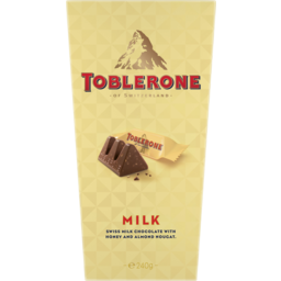 Photo of Toblerone Swiss Milk Chocolate With Honey And Almond Nougat Gift Box 240g
