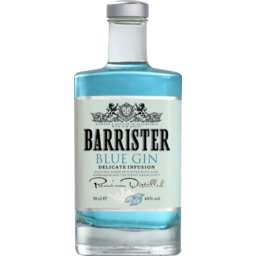 Photo of Gin Barrister Blue 40% Alc 700ml