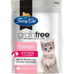 Photo of Fussy Cat Grainfree Kitten Care Chicken With Vegetable 450g