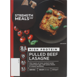 Photo of Strength Meals Co Meal Lasagne 350g