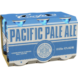 Photo of Coopers Pacific Pale Ale Can 375ml 6 Pack