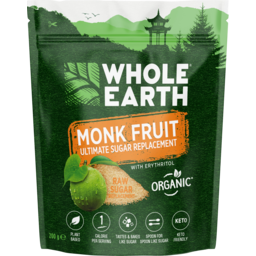 Photo of Whole Earth Organic Monk Fruit Ultimate Raw Sugar Replacement With Erythritol