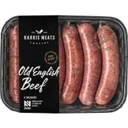 Photo of Harris Farms Sausages Old English Beef 6 Pack