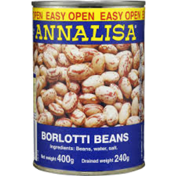 Photo of Annalisa Borlotti Beans 400g