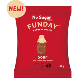 Photo of Funday Sour Cola Bottles 50g
