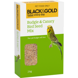 Photo of Black & Gold, Budgie & Canary Bird Seed Mix 2kg