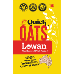 Photo of Lowan Wholegrain Quick Oats 1kg