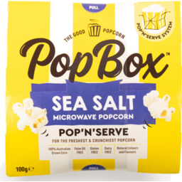 Photo of PopbBox Sea Salt Popcorn 100gm