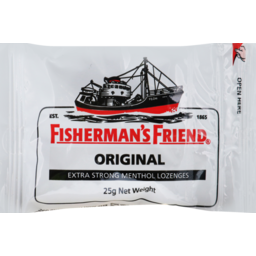 Photo of Confectionery, Fisherman's Friend Original Extra Strong Menthol 25 gm