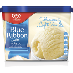Photo of Blue Ribbon Light Vanilla Ice Cream 2lt