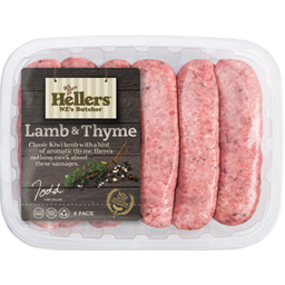 Photo of Hellers Sausages NZ Lamb Thyme