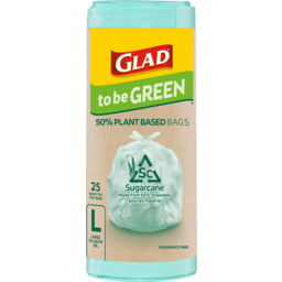 Photo of Glad To Be Green Large 50% Plant Based Tidy Bags