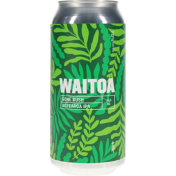 Photo of Waitoa Beer Gone Bush Aotearoa Ipa 440ml