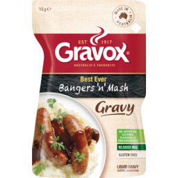 Photo of Gravox Our Best Ever Bangers N Mash Gravy 165g