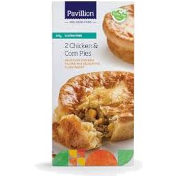 Photo of Pavillion Foods Gluten Free Chicken & Corn Pies 2 Pack
