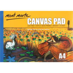 Photo of Mm Canvas Pad 10 Sheet A4 