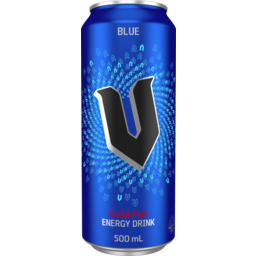 Photo of V Blue Guarana Energy Drink Can 500ml