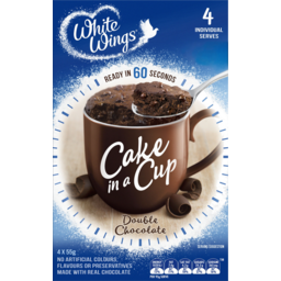 Photo of White Wings Double Chocolate Cake In A Cup