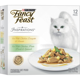Photo of Purina Fancy Feast Inspirations With Chicken Cat Food Pouches 12 Pack 840g