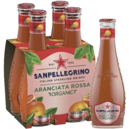 Photo of San Pellegrino Aranciata Rossa Bottle 4pk 200ml