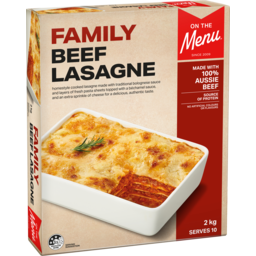 Photo of O/Menu Lasagna Beef