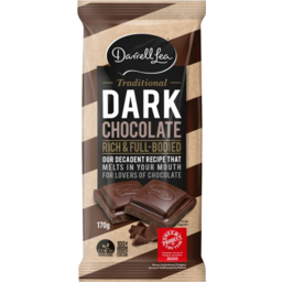 Photo of Darrell Lea Dark Chocolate Block 170g