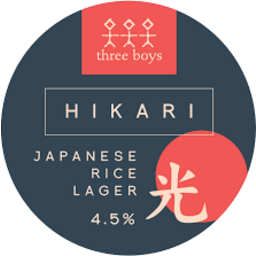 Photo of Three Boys Hikari Japanes Rice Lager