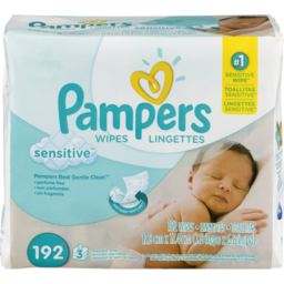 Photo of Pampers Wipes Sensitive - 192 Ct 