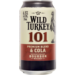 Photo of Wild Turkey 101 & Cola 6.5% Can