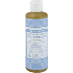 Photo of DR BRONNERS:DRB 18-In-1 Hemp Pure-Castile Soap Baby Unscented 237ml