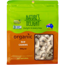 Photo of Nature's Delight Organic Raw Cashews