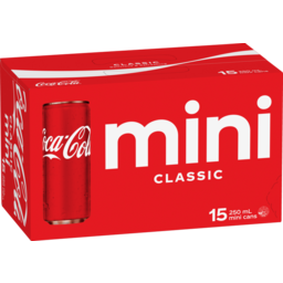 Photo of Coca Cola Classic Cans 250ml 15 Pack