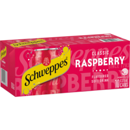 Photo of Schweppes Raspberry 10pk (375mL)