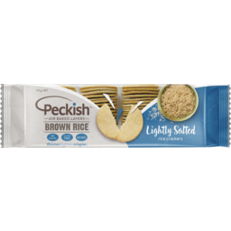 Photo of Peckish Brown Rice Lightly Salted Rice Crackers 100g