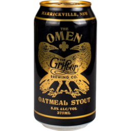 Photo of Grifter Brewing The Omen Oatmeal Stout Can