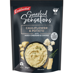 Photo of Continental Smashed Sensations Cauliflower & Potato With Aged Cheddar & Chives Serves 2 85g