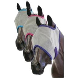 Photo of Horse Fly Mask (Showmaster) Grey/Pur Pony