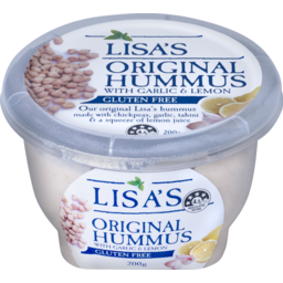 Photo of Lisa's Hummus Gluten Free Original 200g