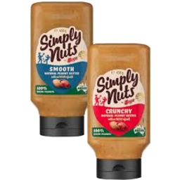 Photo of Bega Simply Nuts Squeeze Smooth