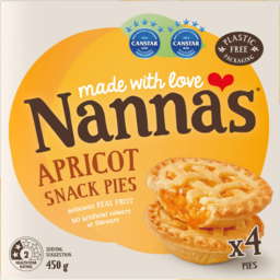 Photo of Nannas Apricot Snack Pies 4 Pack