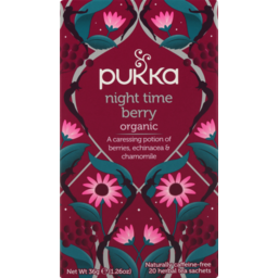Photo of Pukka Night Time Berry Organic Tea 36g
