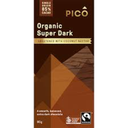 Photo of Pico Organic Chocolate Super Dark 80gm