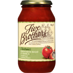 Photo of Five Brothers Christophes Provista Sugo Classica Traditional Cooking Sauce 700g
