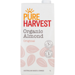 Photo of Pure Harvest Its Organic Activated Almond Original Long Life Milk 1l